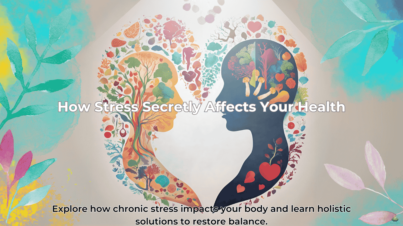 Heart graphic with arteries and calming imagery emphasizing cardiovascular health.