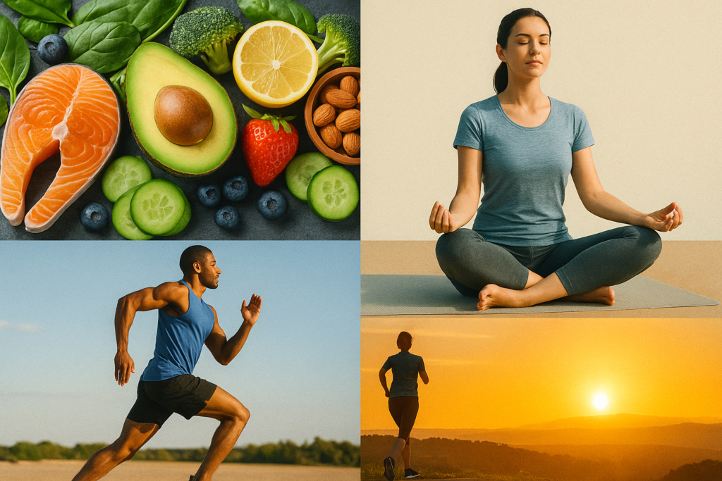 Change your genes with thinking and lifestyle — lifestyle impact through nutrition, mindfulness, and exercise.