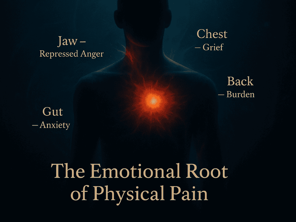emotional root of physical pain chart