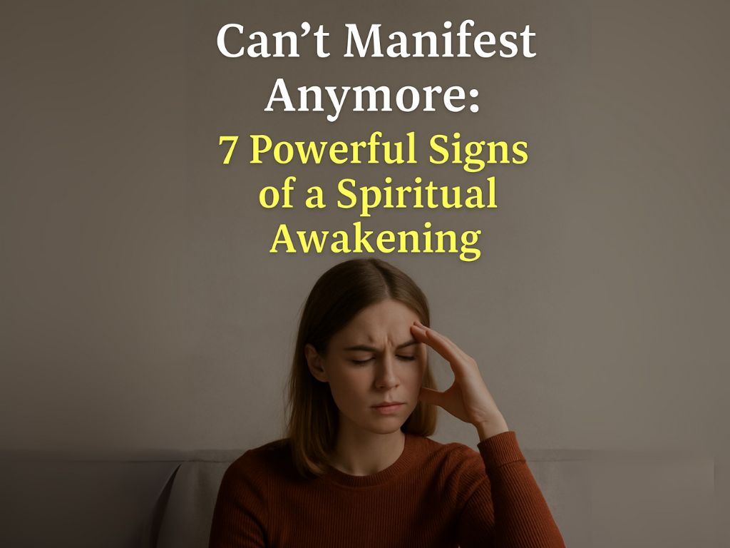 Can’t Manifest Anymore – Spiritually Full Healing Message in Light